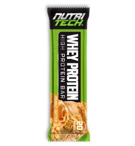 NUTRITECH Whey Protein Bar - Peanut Butter - 12 Bars