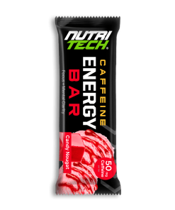 NUTRITECH Caffeine Energy Bar Candy Nougat - 12 Bars