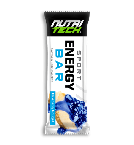 NUTRITECH Sport Energy Bar - Blueberry Nougat - 12 Bars