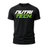 NUTRITECH T-shirt - Black - Colour Stack Logo (Unisex)