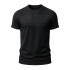 NUTRITECH T-shirt - Black - Outline Stack Logo (Unisex)