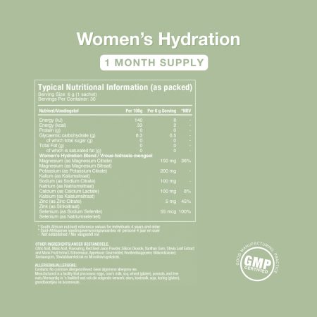 Vitatech Women's Hydration Pack - 30 Sachets